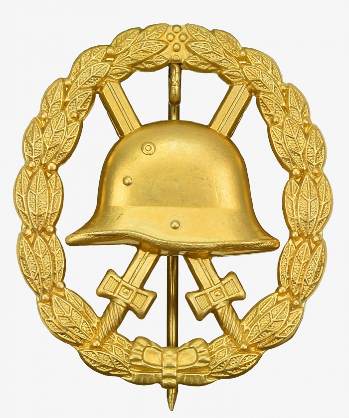 Verwundetenabzeichen für die Armee und Kolonialtruppen Gold durchbrochen